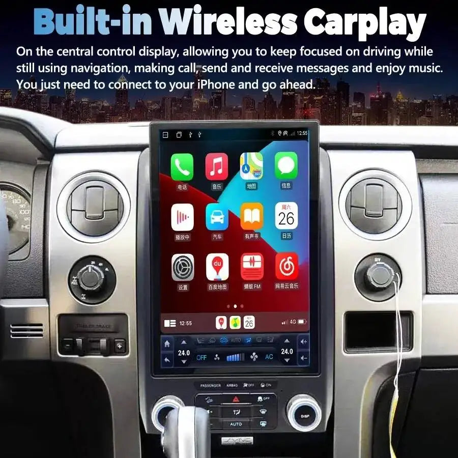 S 14inch Android15 Wireless Carplay For Ford F150 Raptor 2009-2014 Car Radio Stereo Multim | AUTOKITSHOP