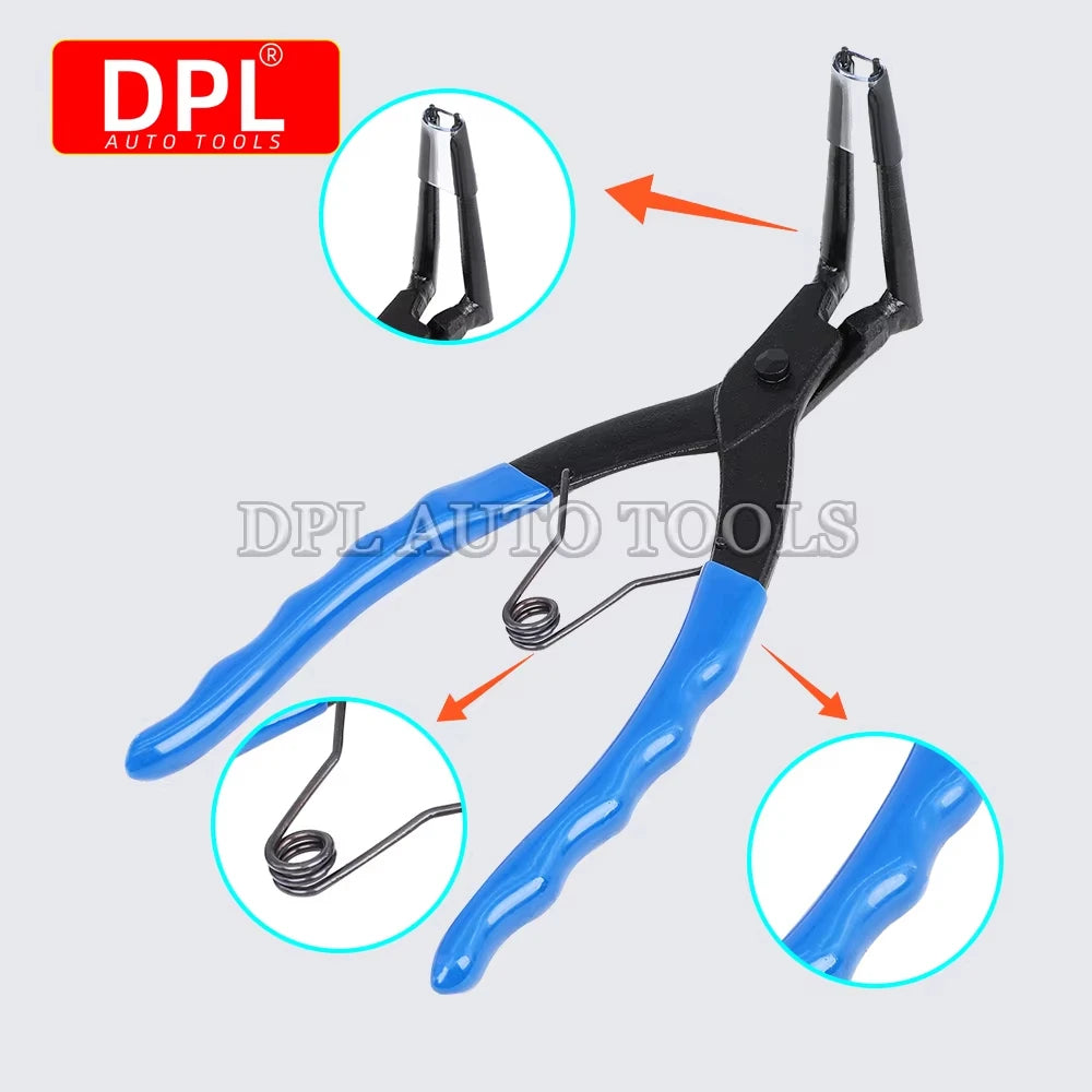 Internal Retaining Ring Remover | 90 Degrees Bending Heavy Duty Circlip Pliers for Auto Motorcyc - Automotive LED Light