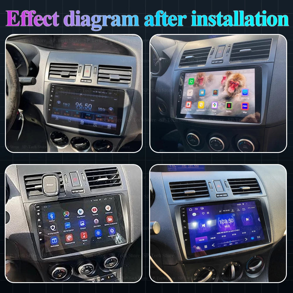 Android 16 For Mazda 3 2009 2010 2011 2012 2013 Car Radio Multimidia Player Gps Navigation | AUTOKITSHOP