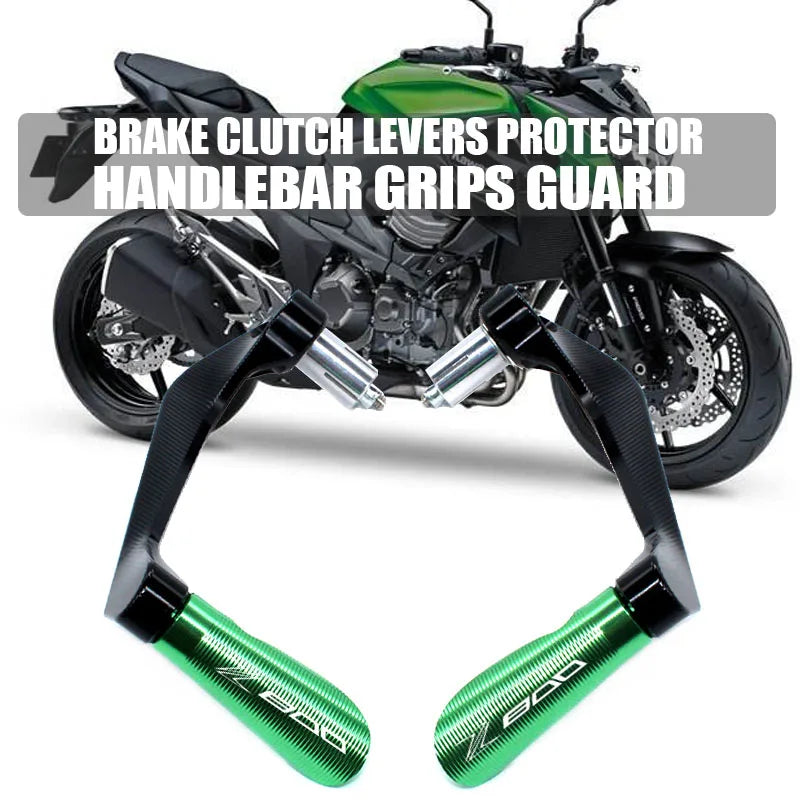 For Z800 Z 800 Motorcycle Universal 7/8" 22mm Handlebar Grips Guard Brake Clutch Levers Handle B - Automotive LED Light
