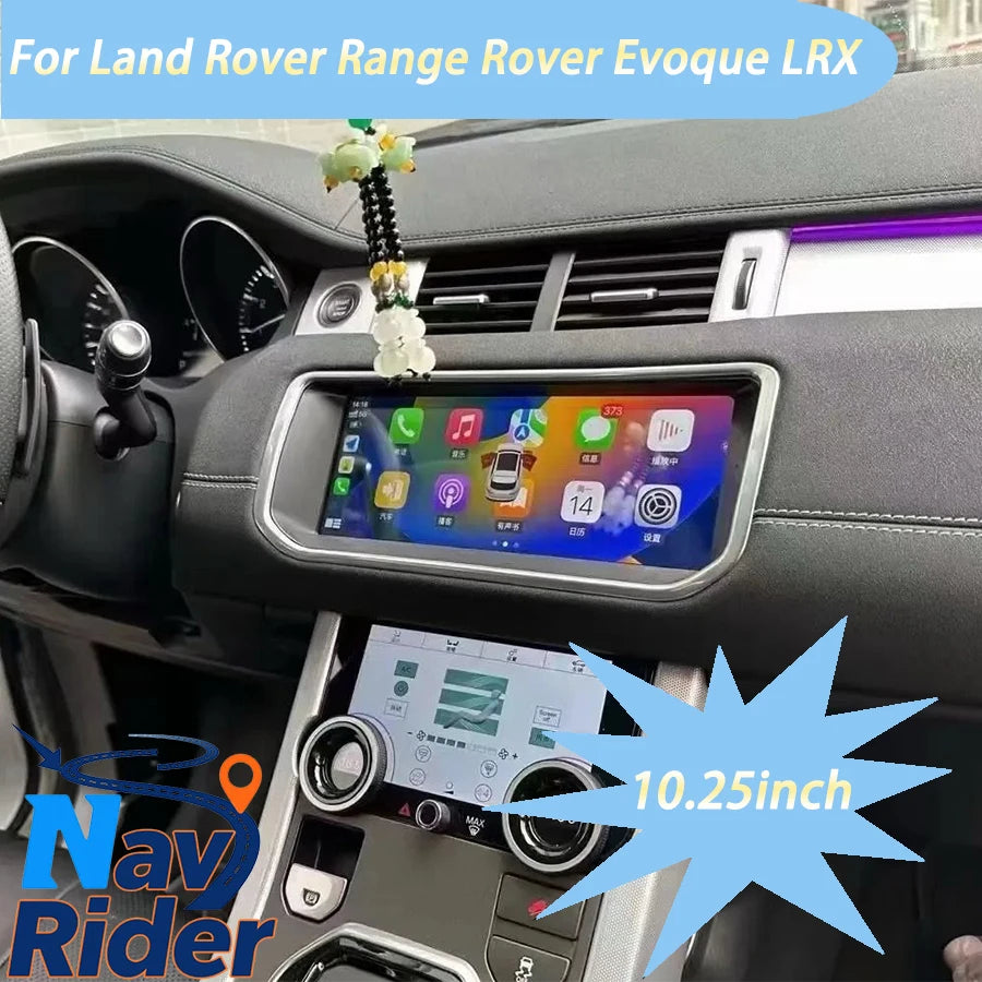 10.25" Screen Android For Land Rover Range Rover Evoque LRX L538 2012-2018 Stereo Car Radi