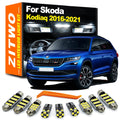 AutoKitShop 15Pcs Complete LED Bulb Interior Dome Foot Courtesy Light Kit For Skoda Kodiaq 2016 2017 2 - Canbus LED Car Light