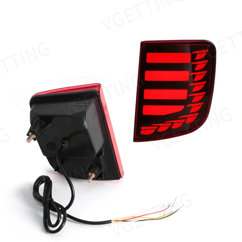 For Toyota Land Cruiser LC200 2008 - 2015 LED Rear Bumper Reflector Warning Brake Light Tu | AUTOKITSHOP