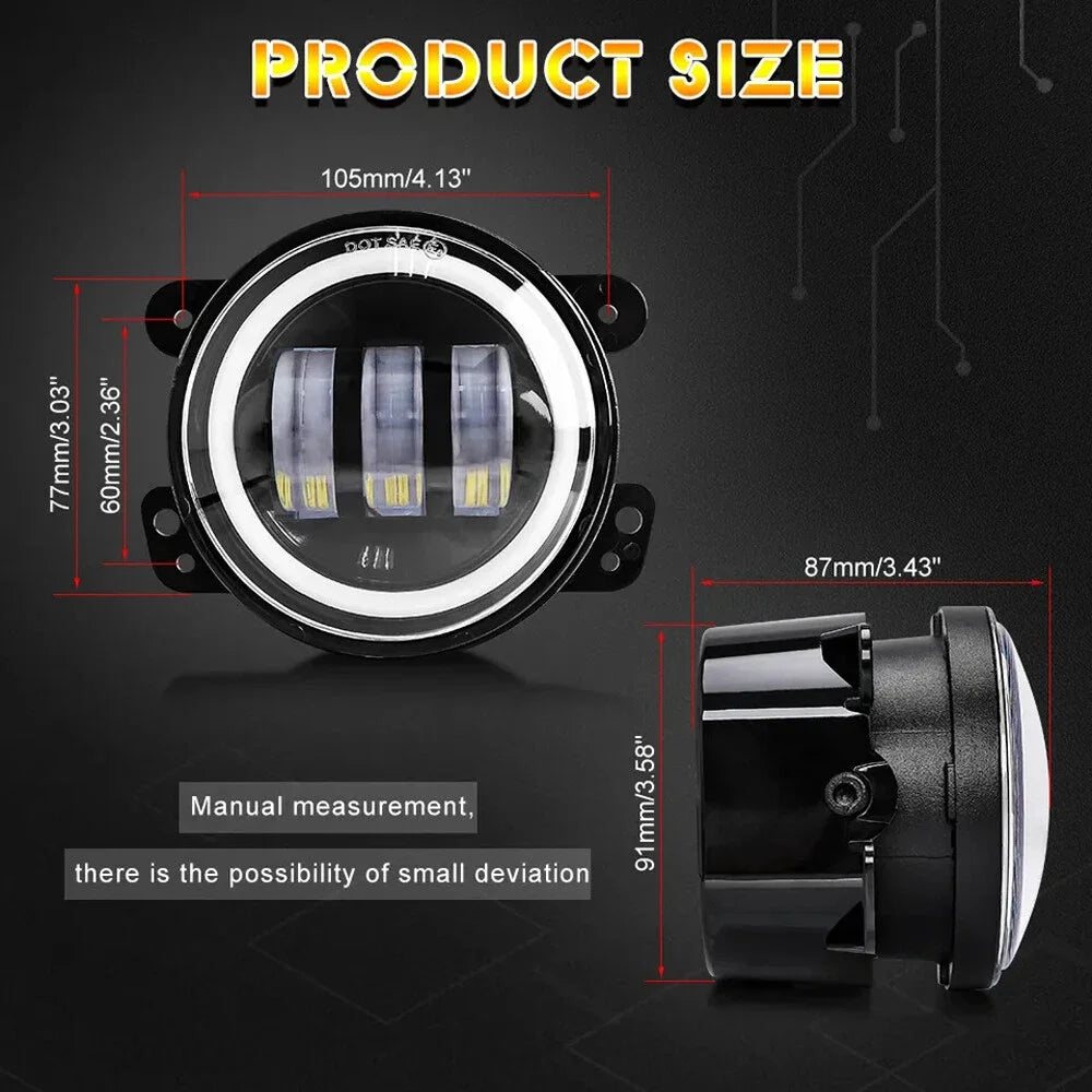 7 Inch Round LED Headlamp Automatic Turning Changes Motorcycle skull Headlights Fit For Ha