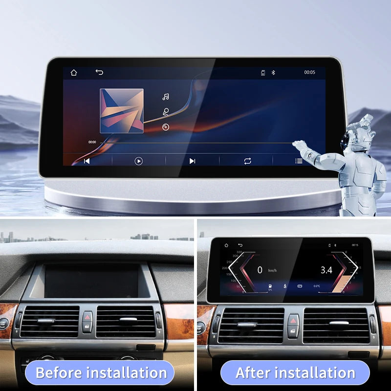 12.3Touch Screen Display For BMW X5 E70 X6 E71 CCC CIC 2007-2013Wireless Carplay Android A