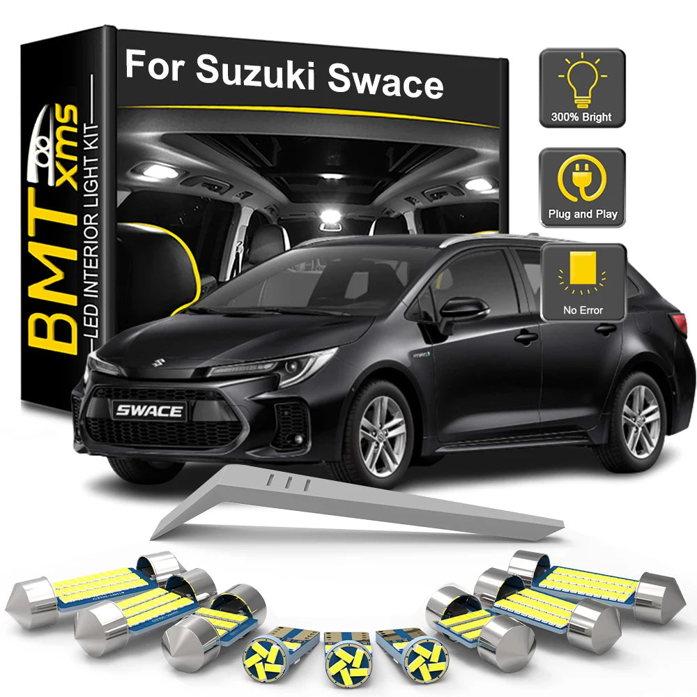 12-Piece LED Interior Light Kit for Suzuki Swace - Canbus Error-Free Bulbs | AUTOKITSHOP