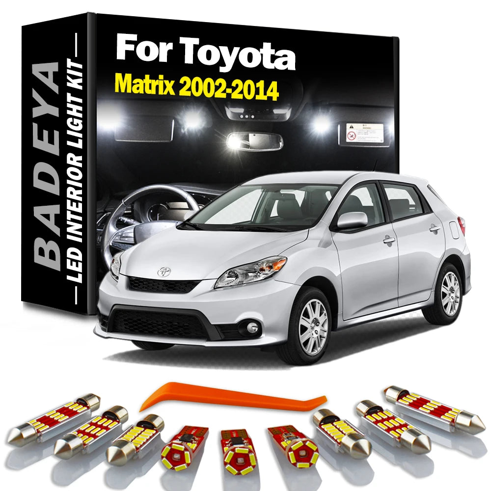 LED Interior Light Kit for Toyota 2005-2012 - Canbus Error-Free Interior Bulbs