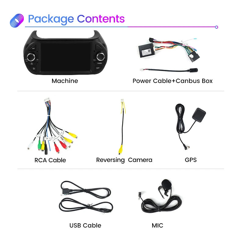 7inch IPS Carplay Car Radio for Fiat Fiorino 2008-2017 Android Auto GPS Multimedia Video P | AUTOKITSHOP
