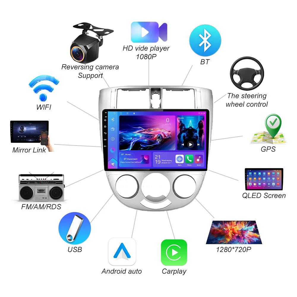 Android 16 For Chevrolet Optra Daewoo Nubiraa Suzuki Forenza Lacetti J200 Car Radio Multim | AUTOKITSHOP