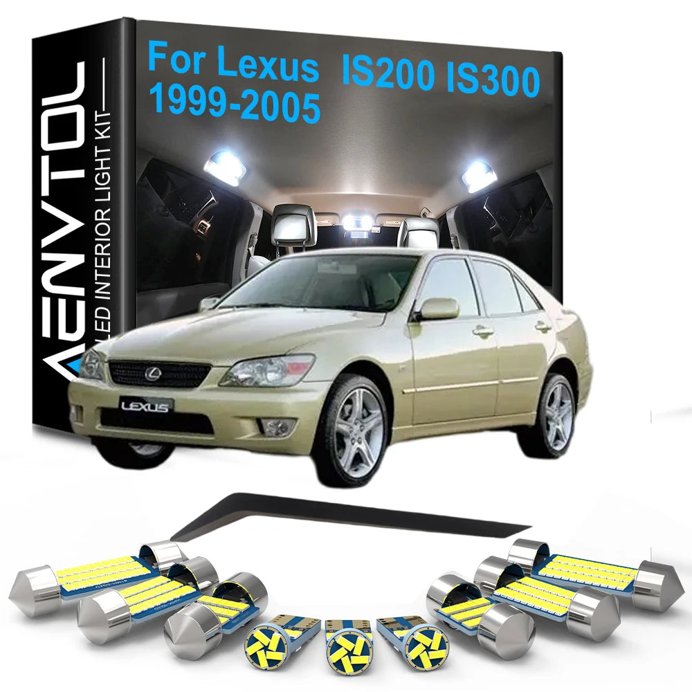 Car Interior LED Lights Canbus for Lexus IS IS200 IS300 1999 2000 2001 2002 2003 2004 2005