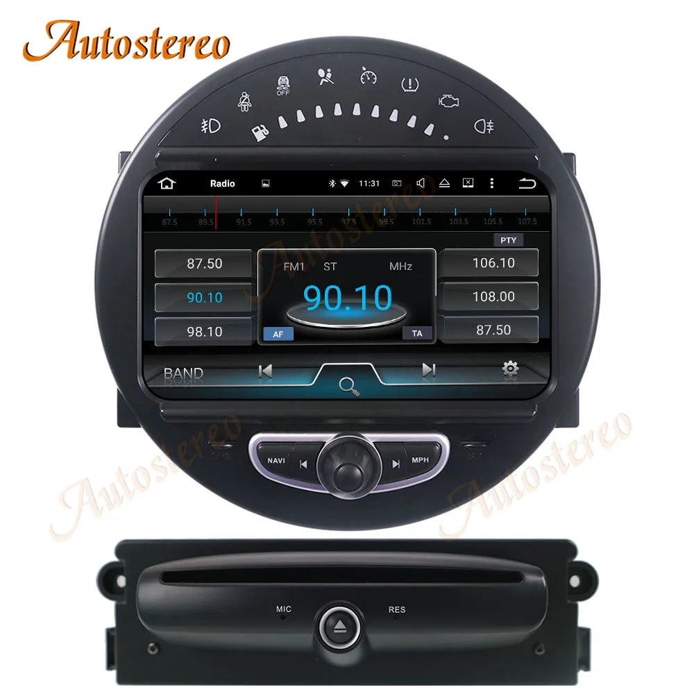 For Mini Cooper 2006-2013 Android 13 Car GPS Navigation DVD Player Head Unit Multimedia Pl