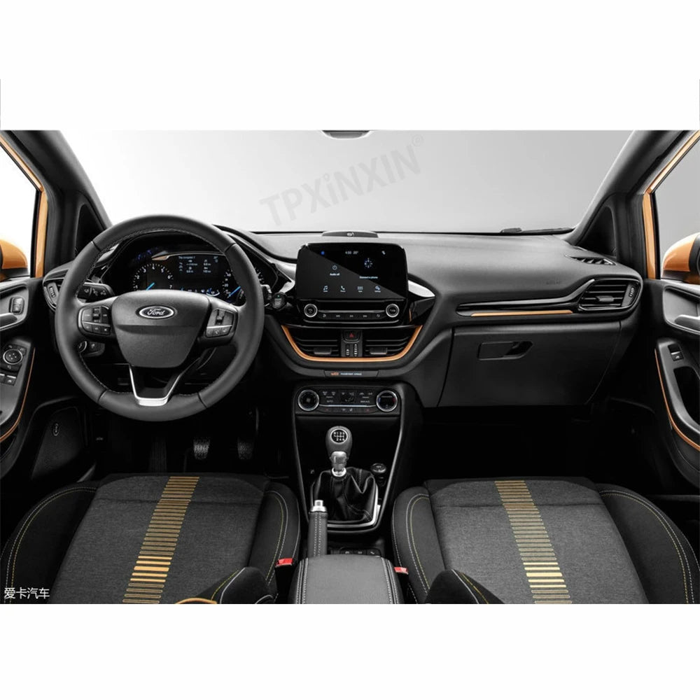 Carplay Android 13 For Ford Custom Fiesta Car GPS Navigation Auto Radio Head Unit Multimed