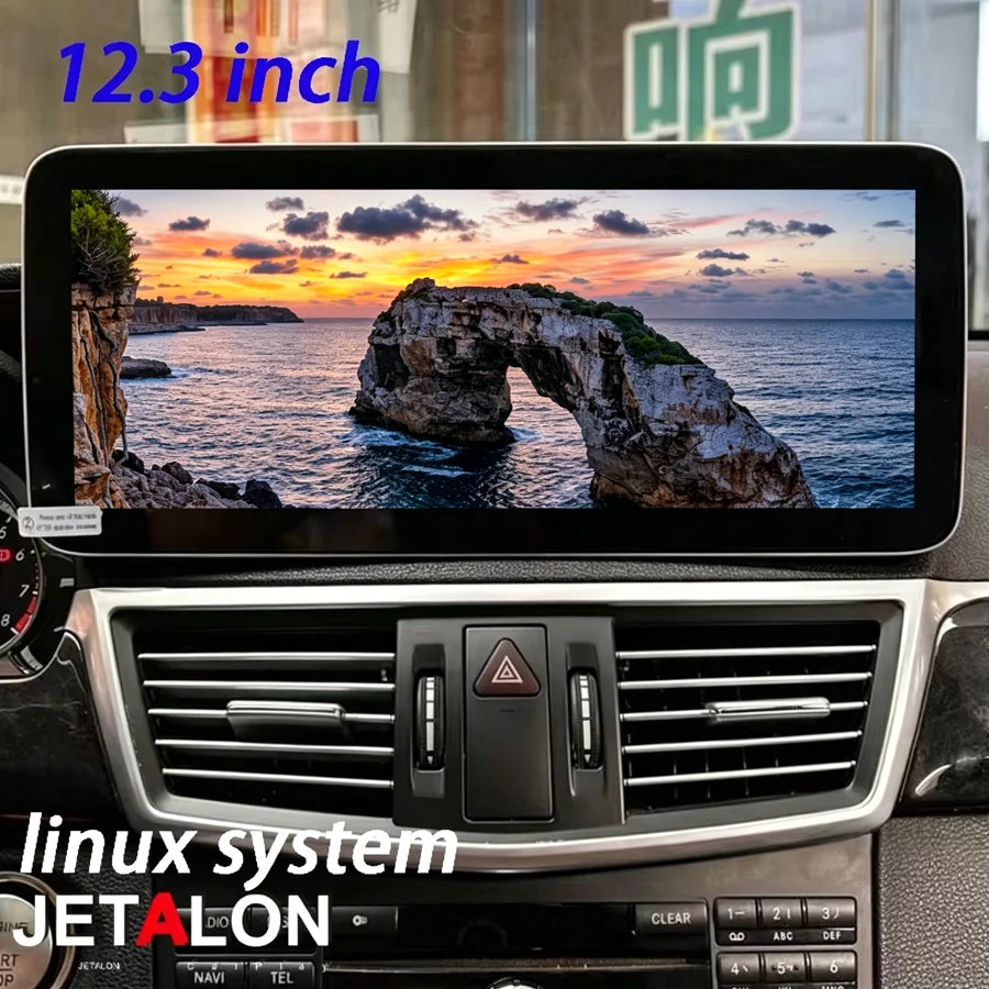 12.3 Inch Carplay & Android Auto Car Stereo, Linux System GPS Multimedia Video Player for