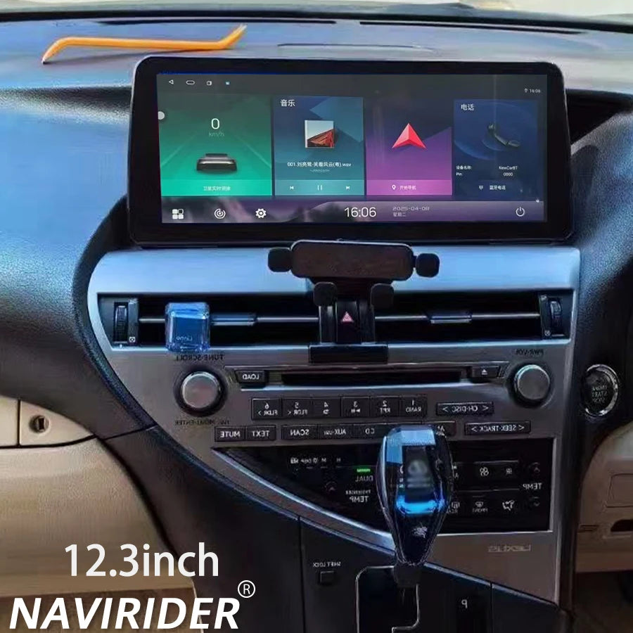 RHD Navi Built-in 360 DSP Screen For LEXUS RX350 RX270 RX300 2009-2015 Wireless BT CarPlay