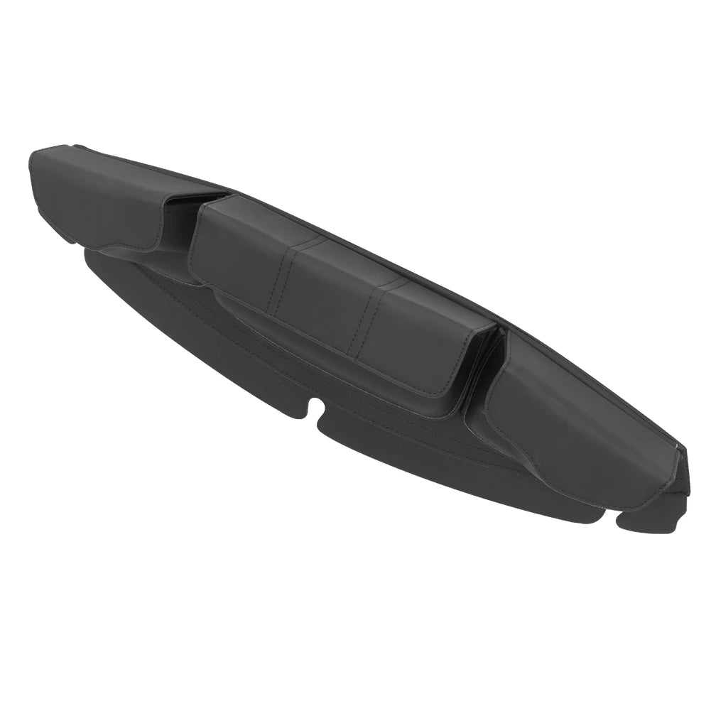 Motorcycle 3-Pocket Windshield Batwing Fairing Pouch Bag For Harley Touring Electra Street Glide - Automotive LED Light