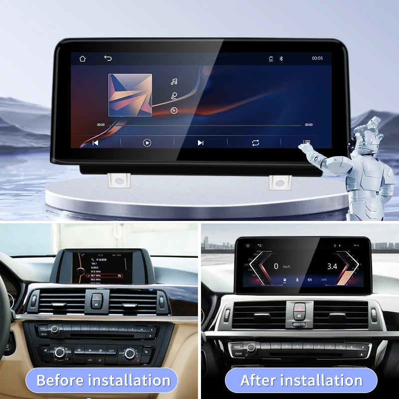 Wireless Carplay Android Auto For BMW 3\4 Series F30 F31 F32 F33 F34 Car Multimedia Player
