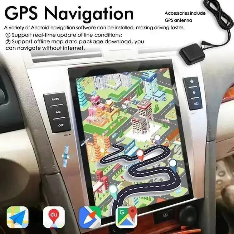 10.4inch 256GB AHD Screen For Toyota Camry 2008-2011 Radio GPS Android 15 Carplay BT DSP 1