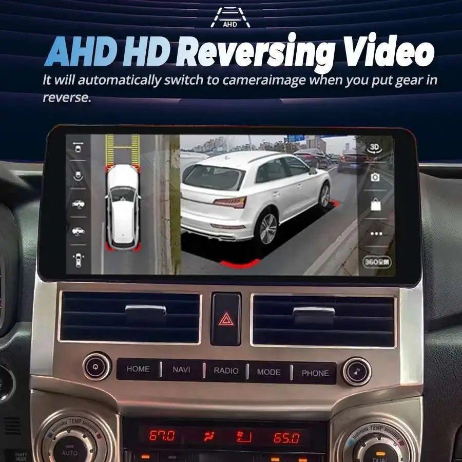 Video Player Qled Screen For TOYOTA 4Runner 2010 2009-2022 12.3inch Radio Car Multimedia A
