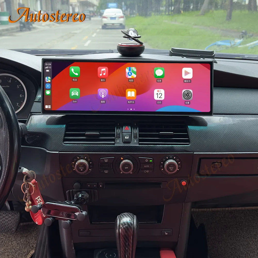 ID8 14.9 Inch Android 13 Carplay For BMW 5 Series E60 2002-2008 Car Multimedia Player GPS