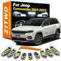 ZITWO 16Pcs For All New Jeep Commander 2021 2022 2023 LED Interior Dome Reading Map Trunk Light  - Canbus LED Car Light