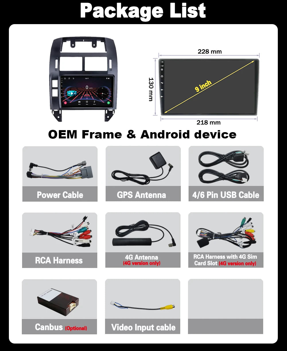 Car Radio Android 16 For Volkswagen VW Polo MK4 6Q 9N 9N3 2004- 2009 Auto Multimedia Video