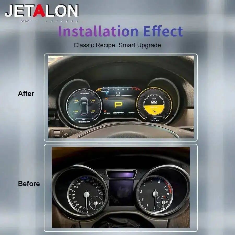 LCD Digital Dashboard Panel Virtual Cockpit Instrument For Diesel Vehicle Mercedes Benz G
