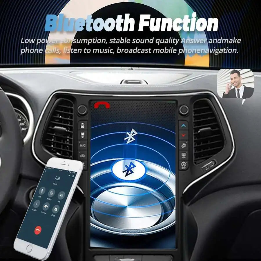 Carplay Android For Jeep Grand Cherokee WK2 2014-2017 Car Stereo Bluetooth GPS Multimedia  | AUTOKITSHOP