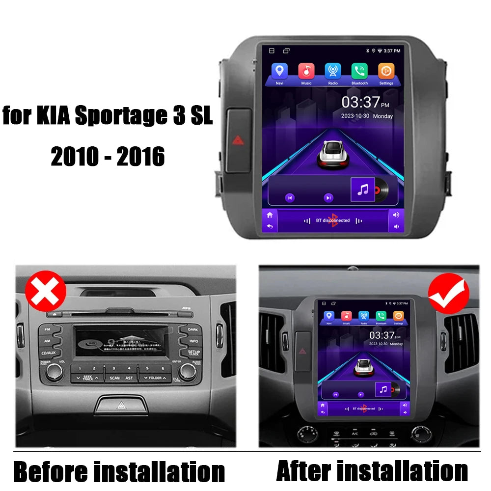 9.7'' Android 16 Auto For KIA Sportage 3 SL 2010 - 2016 Car Radio Multimedia Video Player