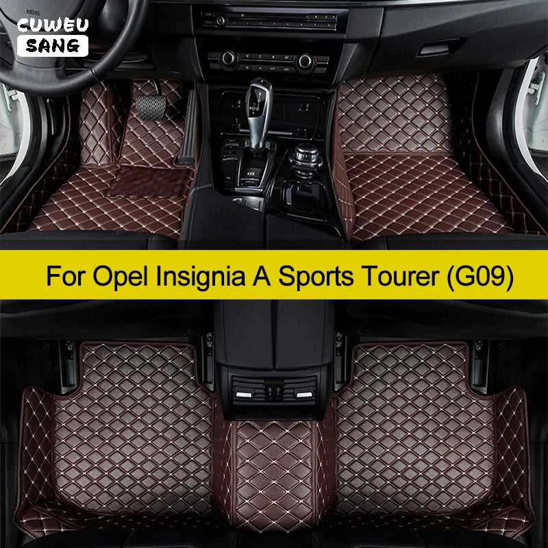 CUWEUSANG Custom Car Floor Mats For Opel Insignia A Sports Tourer (G09) Auto Carpets Foot  | AUTOKITSHOP