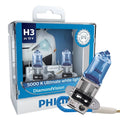 Philips Diamond Vision H3 12V 55W PK22s 12336DVS2 5000K Cool White Light Car Halogen Headl