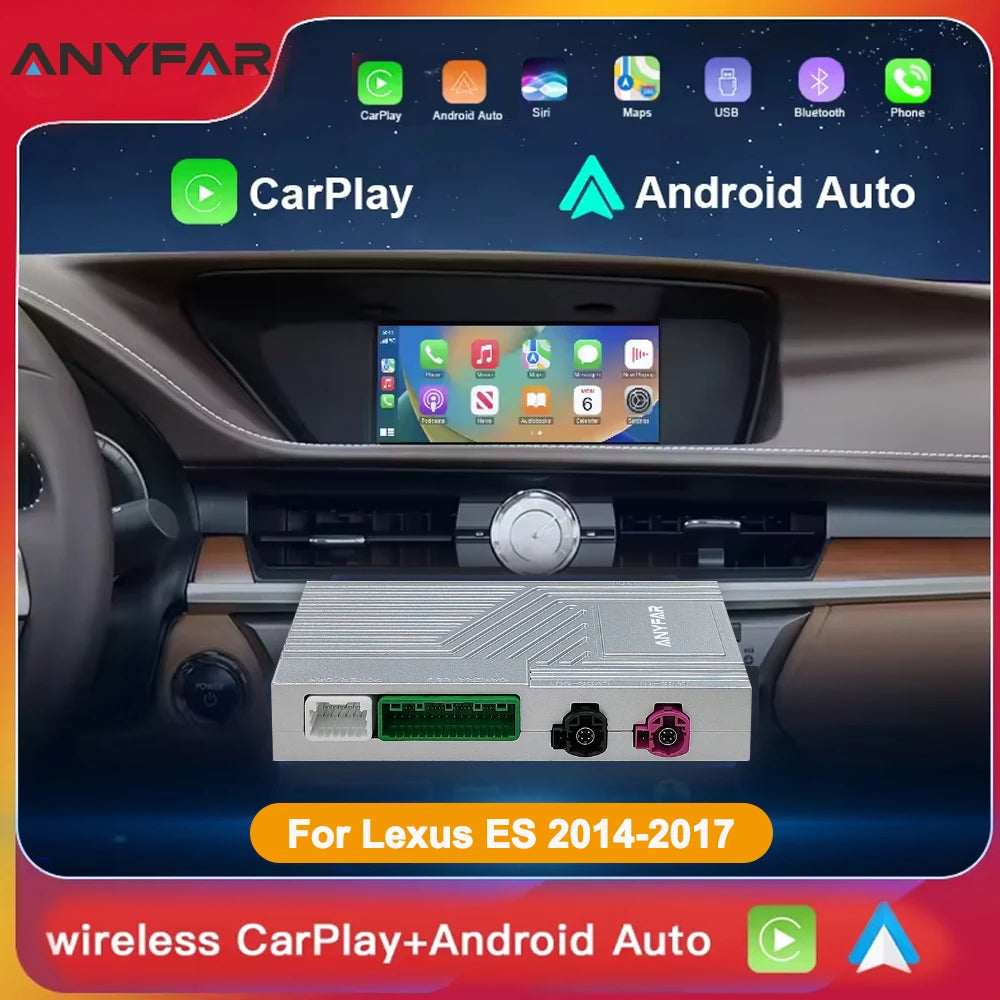 Wireless CarPlay For Lexus ES/NX/IS/RX/CT 2014-2017 with Android Auto Interface Car Play N