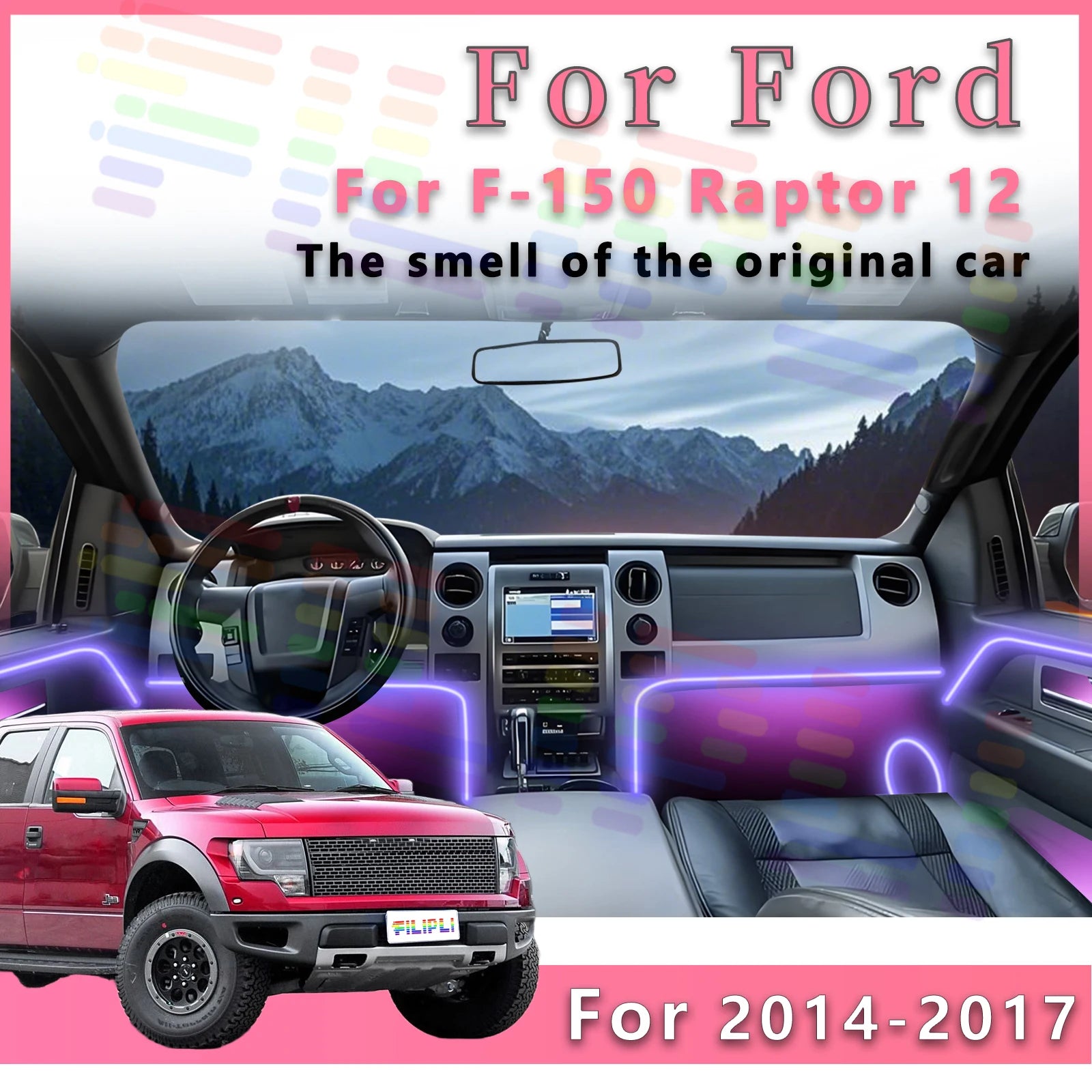RGB - Ambient Light - for Ford - Car Interior Lighting | AUTOKITSHOP