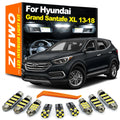 ZITWO 12Pcs LED Bulb Interior Light Kit For Hyundai Grand Santa Fe Santafe XL Maxcruz 2013 2014  - Canbus LED Car Light
