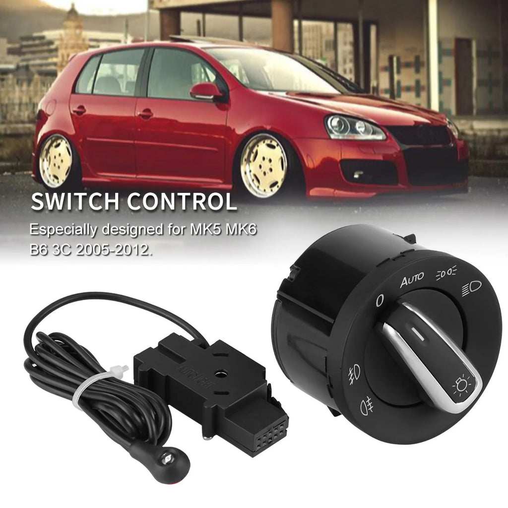 5ND941431BXSH 5ND941431B Car Headlight Switch Control&amp Sensor Moduel for MK5 MK6 B6 3C 2005‑2 - Automotive LED Light