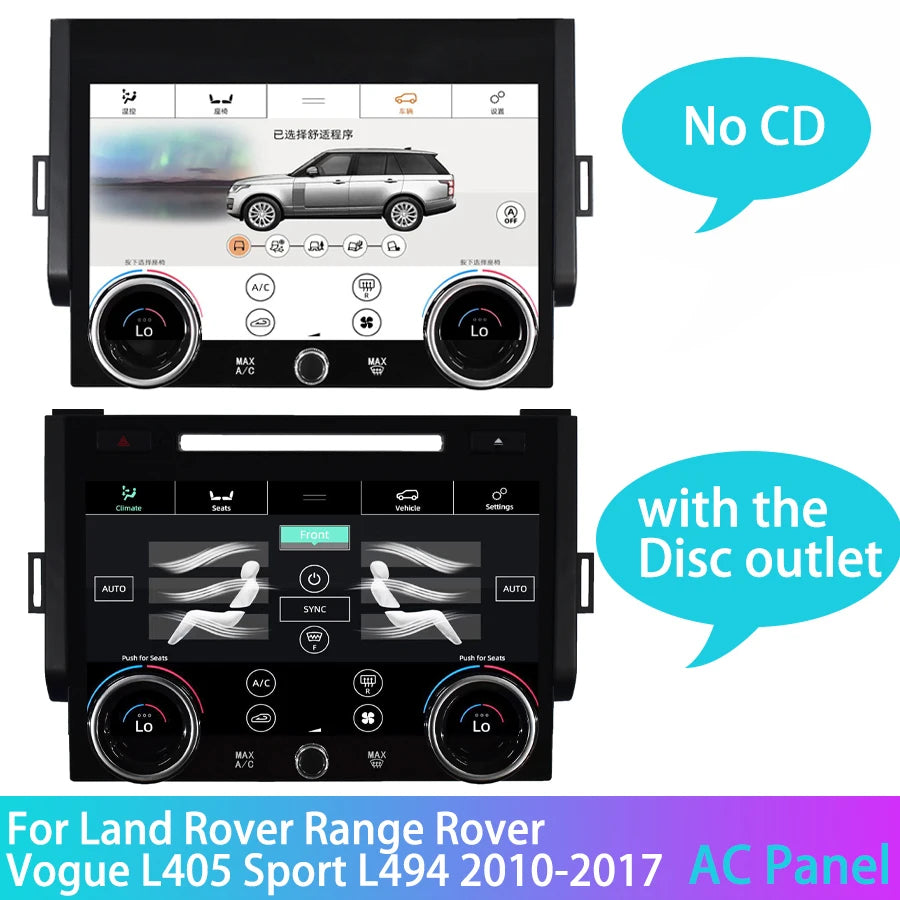 AC Panel Multiple Languages For Land Rover Range Rover Vogue L405 Sport L494 2010-2017 Cli