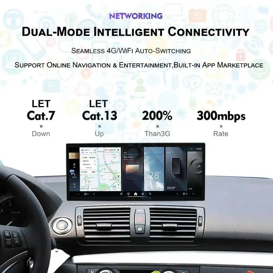 15.8inch Touch Screen Android15 Car Radio For BMW 7 Series 2011-2017 CIC NBT Wireless Carp | AUTOKITSHOP