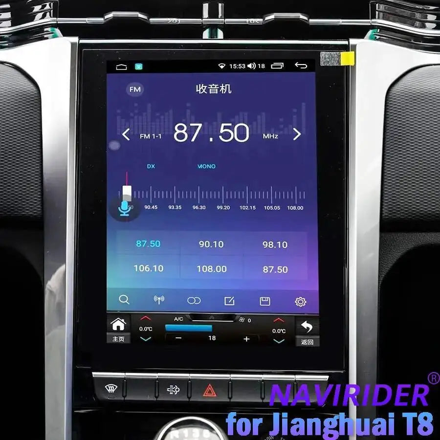 9.7" 4G Carplay Wifi Screen Car Radio Auto Screen Navigation Vertical Android Auto Multime