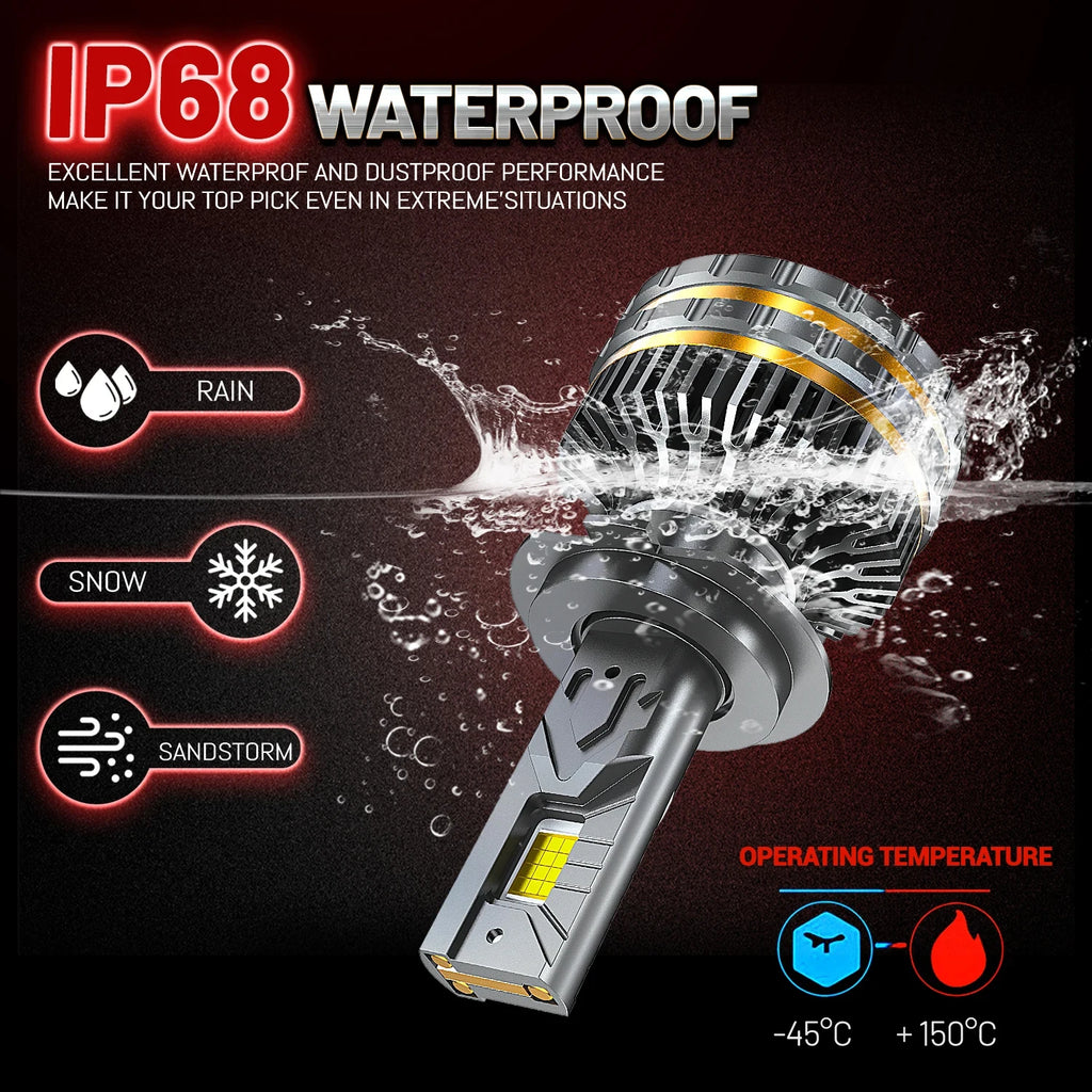 9800W 18800000LM Canbus H4 H7 H1 LED H8 H9 H11 9005 9006 9012 HB3 HB4 Car LED Headlight Au