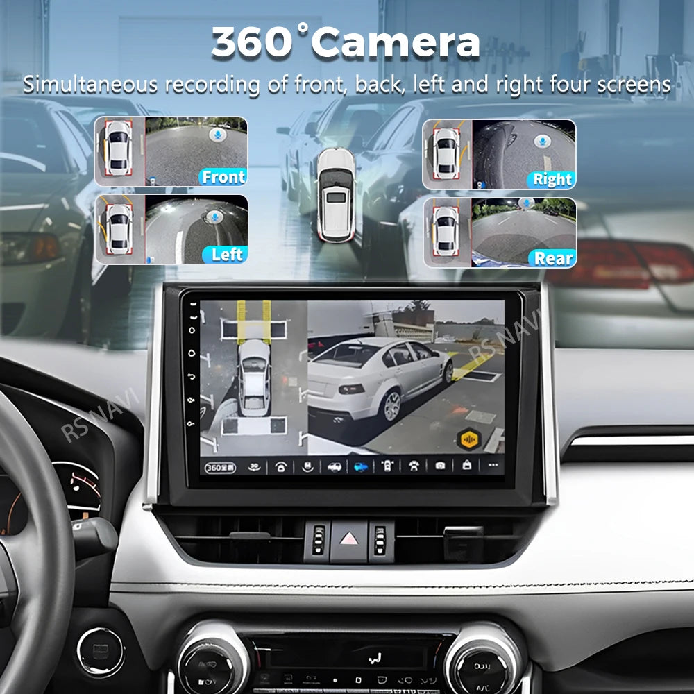 Android 16 For Toyota RAV4 5 XA50 2018 - 2023 2K QLED Android Car Radio Multimedia Video P