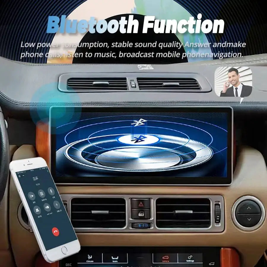 12.3'' Qled Screen For Land Range Rover V8 L322 2002-2004 Android15 Multimedia Video Playe | AUTOKITSHOP