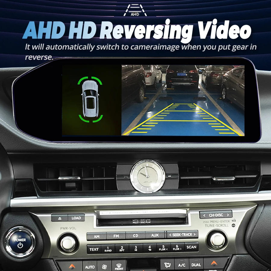 Touch Screen For Lexus ES ES300 ES250 ES350 ES300h 2013-2017 12.3inch Android 14 Navi Car
