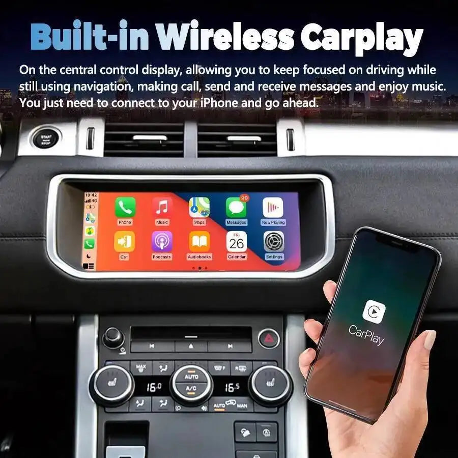 Android15 Wireless Carplay Car Radio For Land Rover Range Rover Evoque 2012-2018 L538 GPS  | AUTOKITSHOP