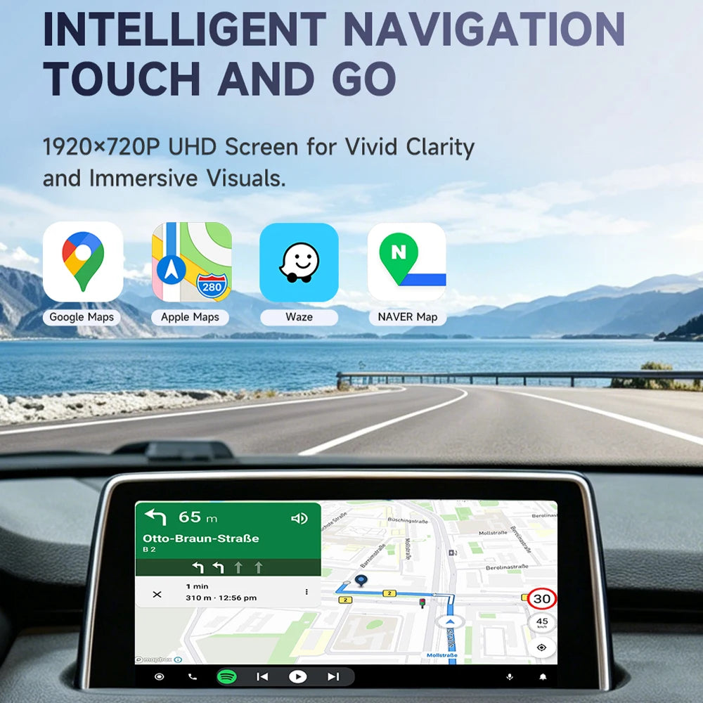 Wireless Carplay Linux Screen For Mercedes Benz A B Class CLA GLA W176 W246 2013-2015 NTG4 | AUTOKITSHOP
