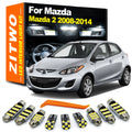ZITWO 9Pcs No Error Canbus LED Interior Reading Light Plate Trunk Lamp Kit For Mazda 2 Mazda2 20 - Canbus LED Car Light
