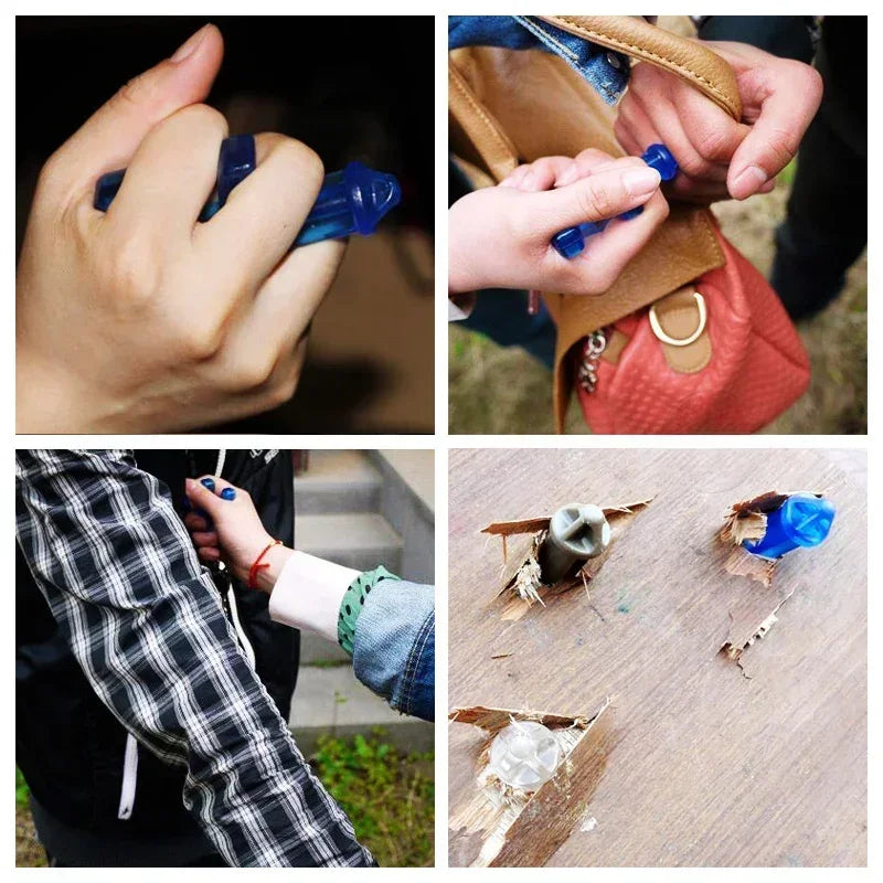 4pcs Portable Self Defense Stinger Drill Personal Keychain Protection Tactical Security Outdoor  - Automotive LED Light