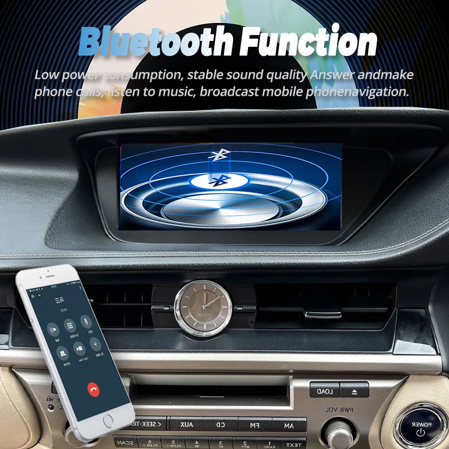 Android 14 RHD 10.25inch Stereo For LEXUS ES ES200 ES300H ES250 ES350 RHD 2013-2017 Naviga