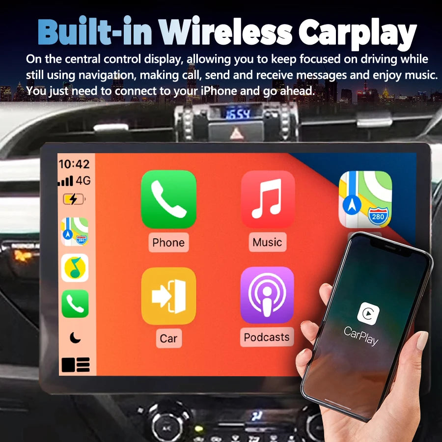 RHD 13.3" For Toyota Hilux 2024 2020 Qled Screen Android Stereo Car Radio Multimedia Playe | AUTOKITSHOP
