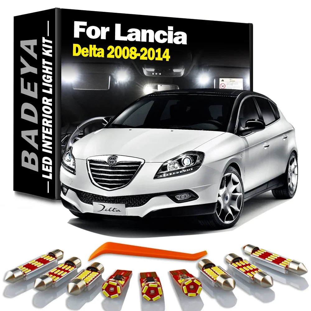 11-Piece LED Interior Light Kit for Lancia Delta III 844 - Canbus Error-Free Bulbs | AUTOKITSHOP