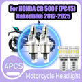 Motorcycle HeadLamp High Low Beam H4 LED Headlight Free License Plate Light For HONDA CB 5