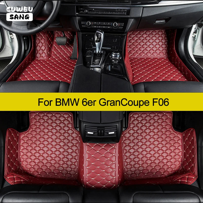 CUWEUSANG Custom Car Floor Mats For BMW 6er Convertible F12 GranCoupe F06 Coupe F13 Auto C | AUTOKITSHOP
